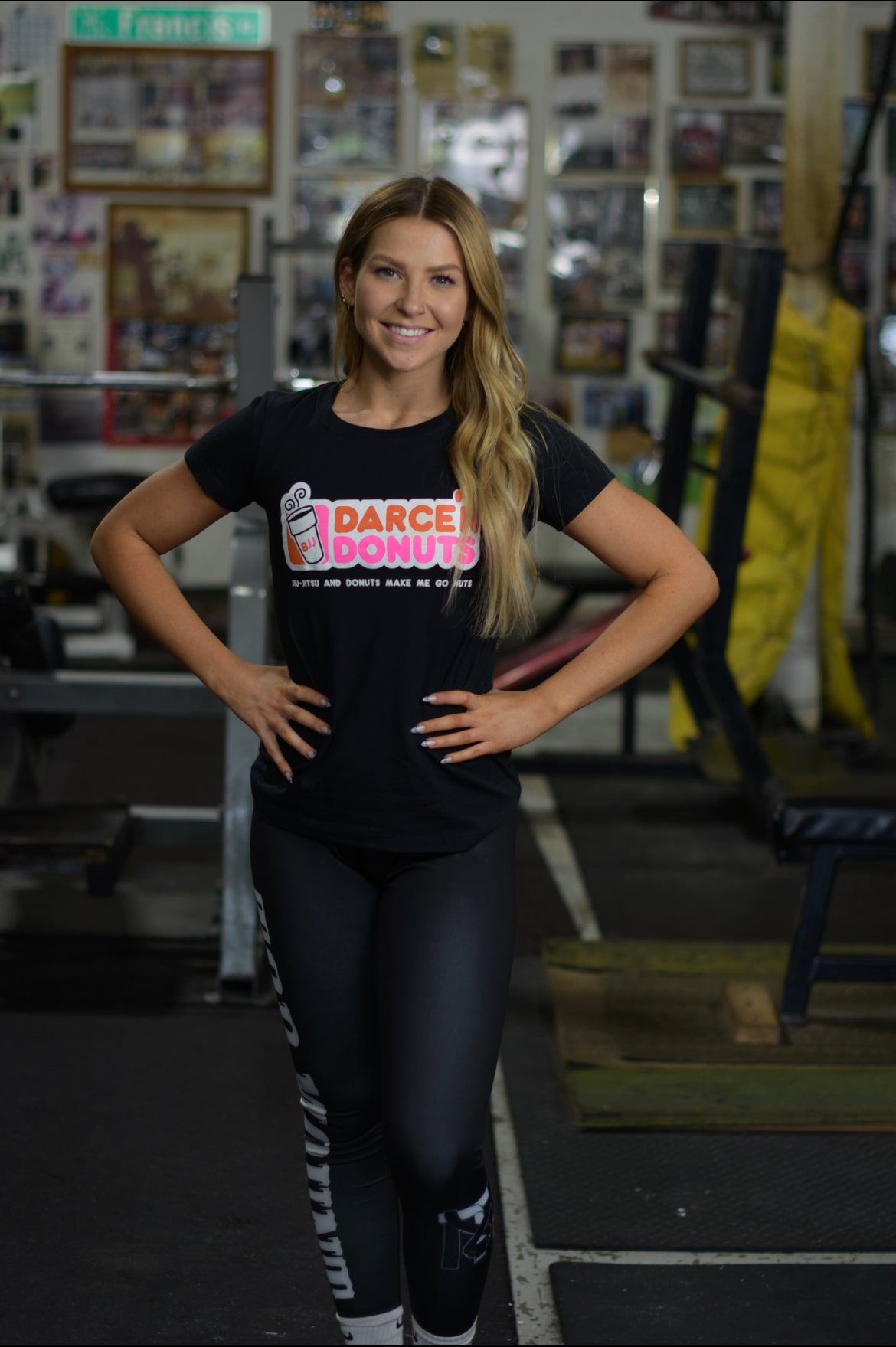 Jiu-Jitsu and Donuts Womens Cut Tee