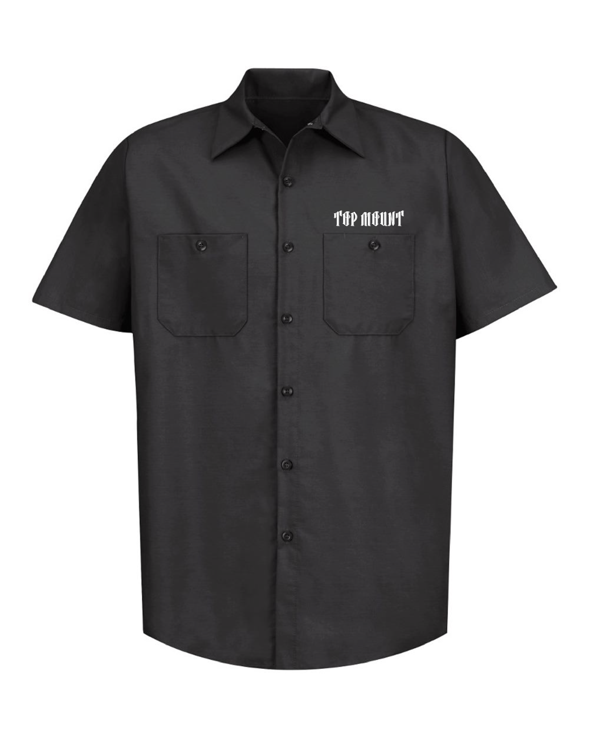 EVO +1F PROPERTY WORK SHIRT ブラック M Milwaukee Leather MDM11672.01 Men's Black and Grey Button Up