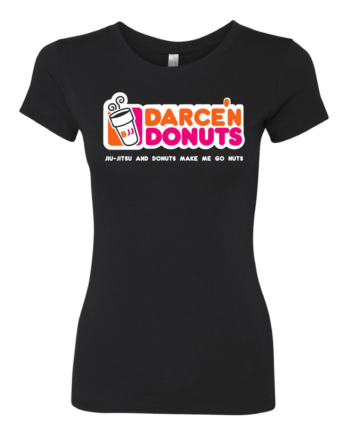 Jiu-Jitsu and Donuts Womens Cut Tee