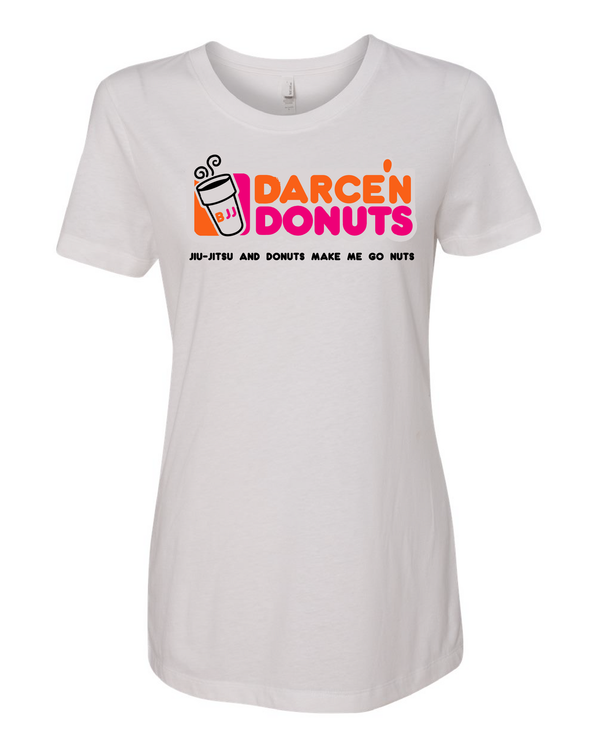 Jiu-Jitsu and Donuts Womens Cut Tee