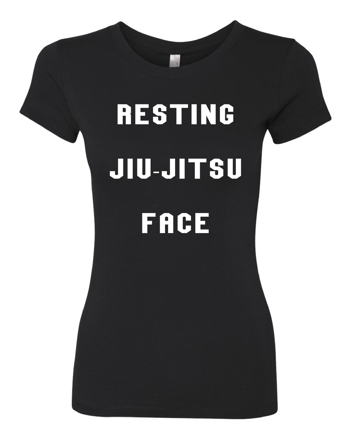 Resting Jiu-Jitsu Face Womens Cut Tee
