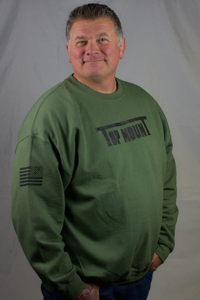 TopmounT Military Green Sweatshirt