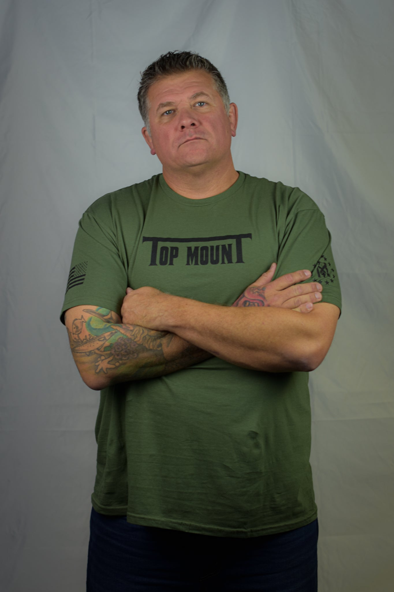 TopmounT Military Green Tee