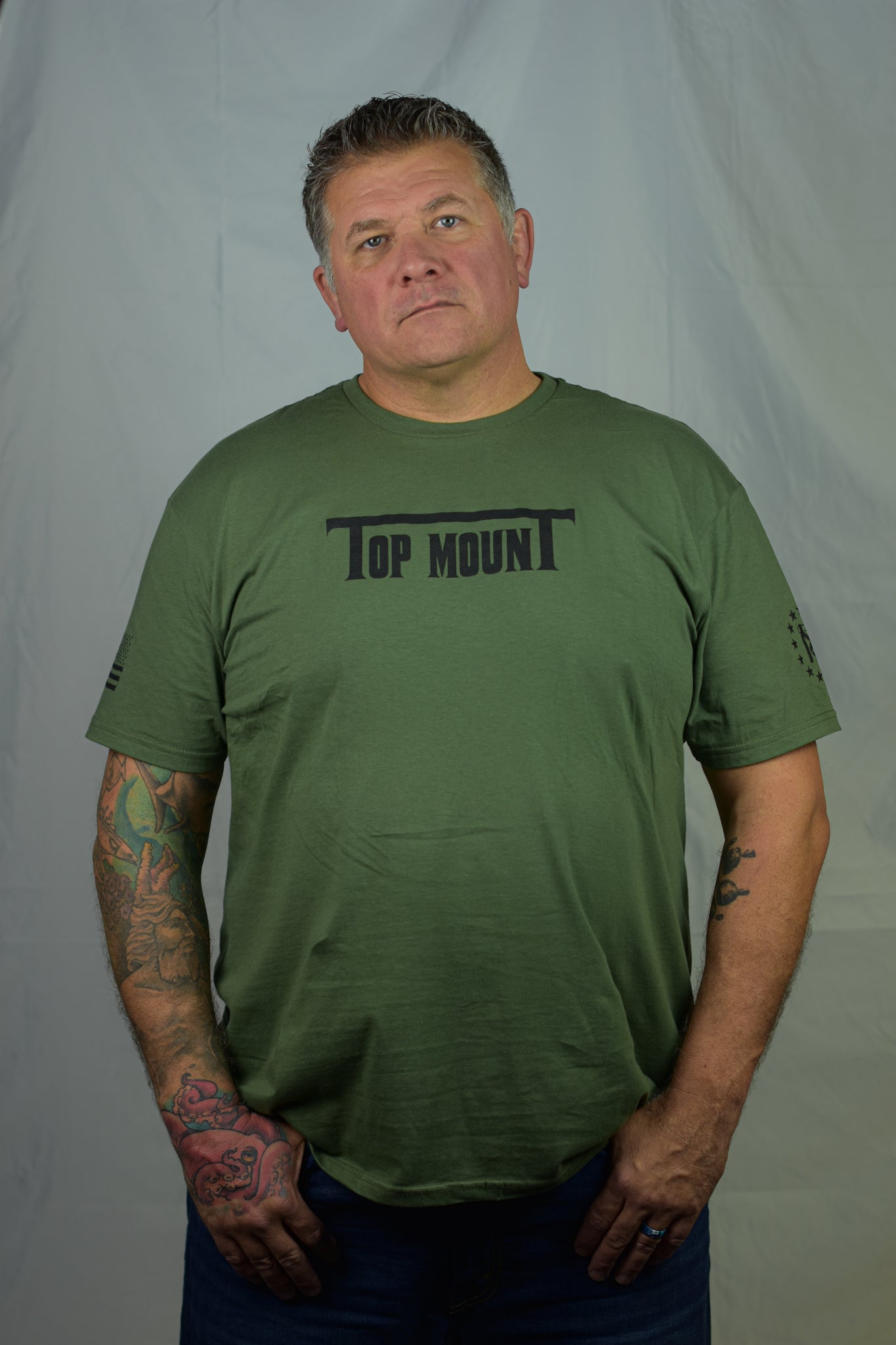 TopmounT Military Green Tee