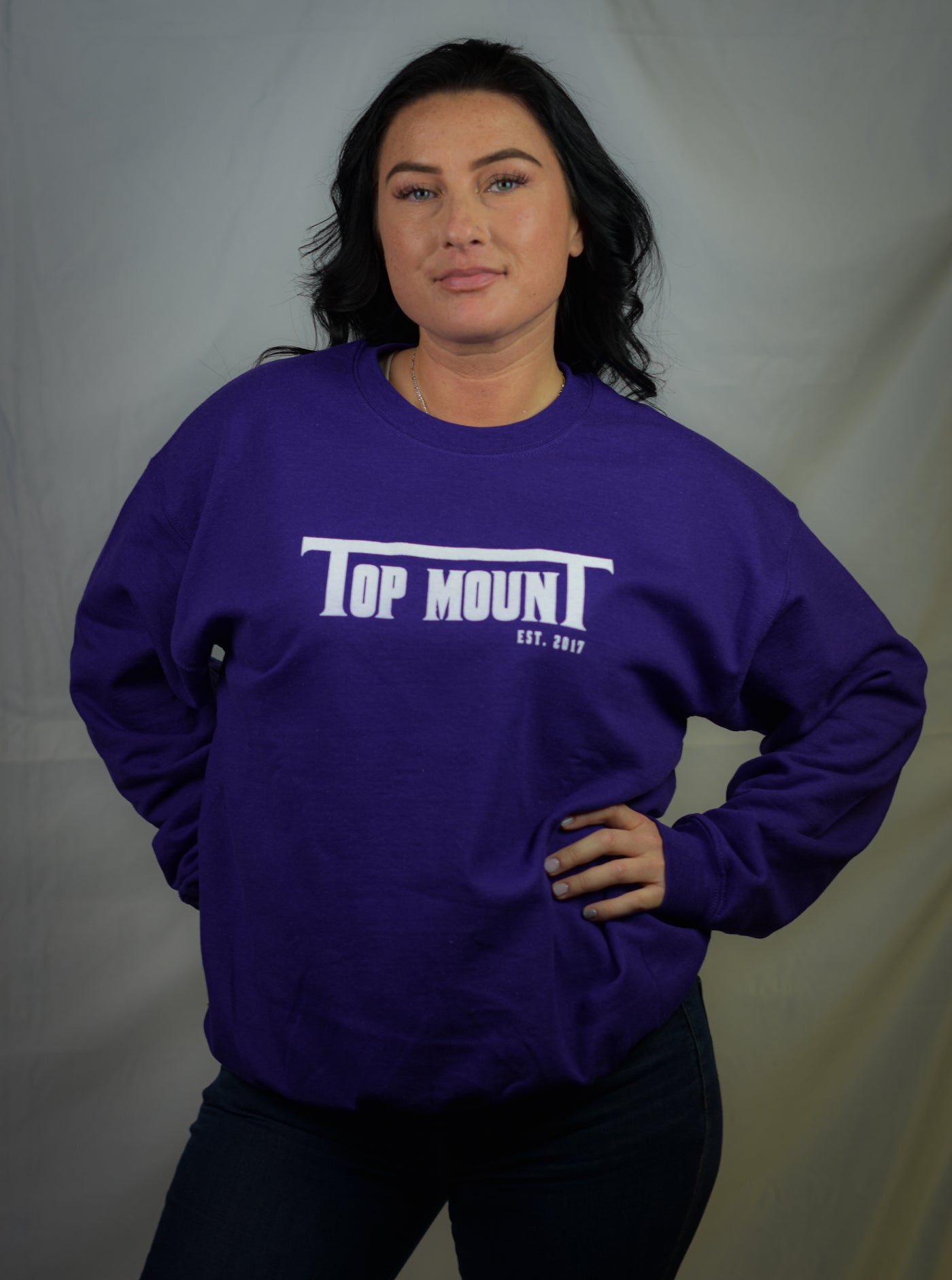 TopmounT Purple Warm Up Sweatshirt