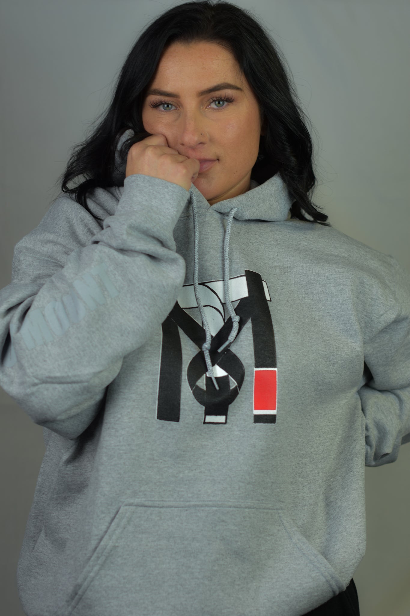 Top Mount Apparel Official Sports Grey TM Hoodie