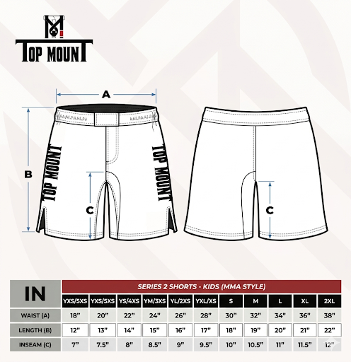 No-Gi BJJ Grappling Shorts - Torii Gate Performance | Top Mount