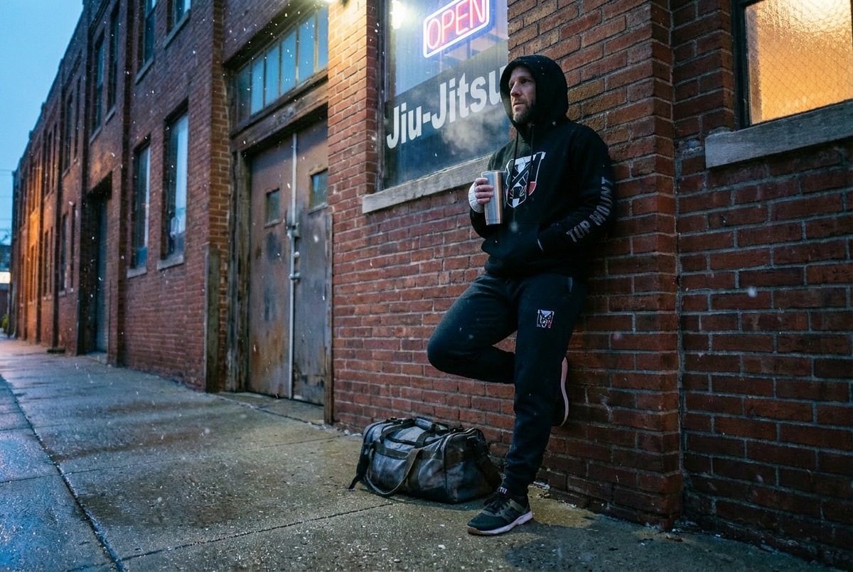Jiu Jitsu Recovery Hoodie - Post-Roll Comfort | Top Mount Apparel