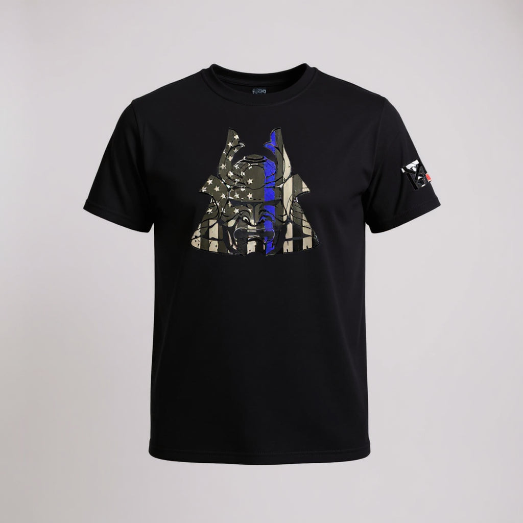 Blue Line Warriors Bleed Blue Police Tee
