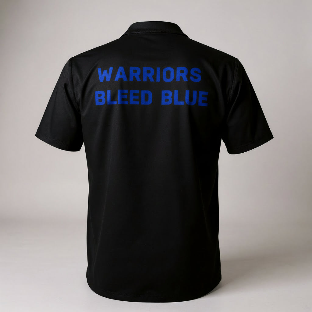 Blue Line Warriors Bleed Blue Police Tee