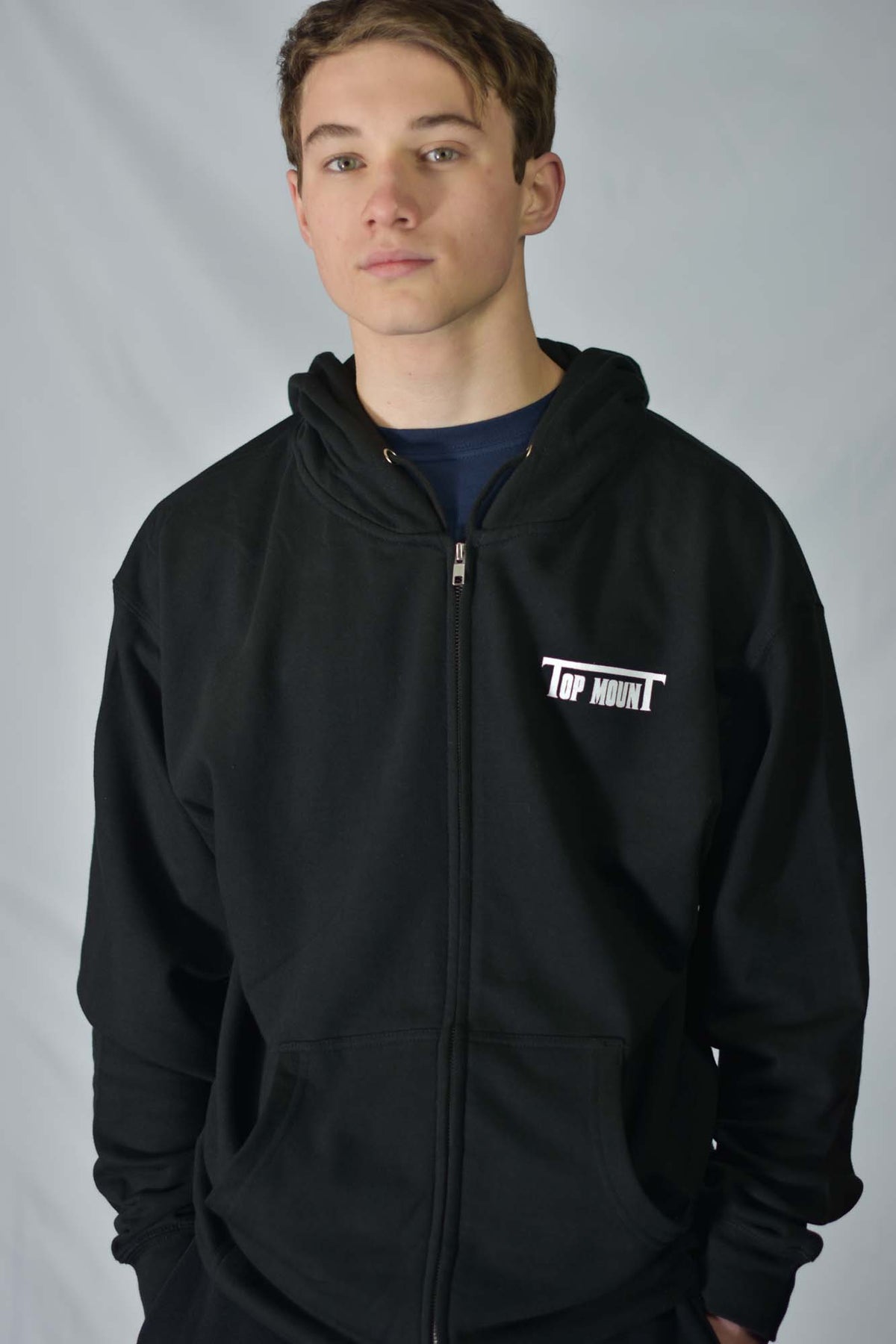 Official Top Mount Full Zip Up Hoodie