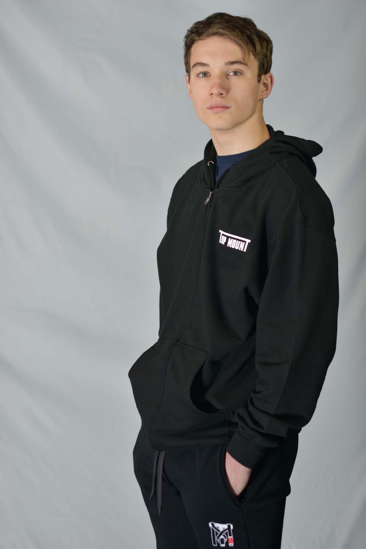 Official Top Mount Full Zip Up Hoodie