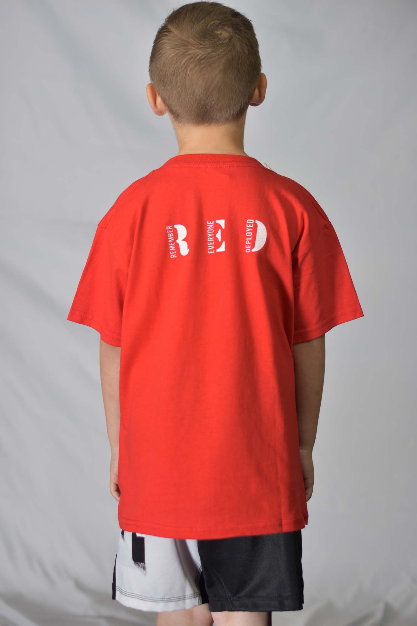 Top Mount Apparel American Flag RED Friday Kids Tee