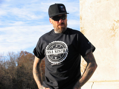 OSSA NOSTRA (This thing of ours) Top Mount Apparel Tee