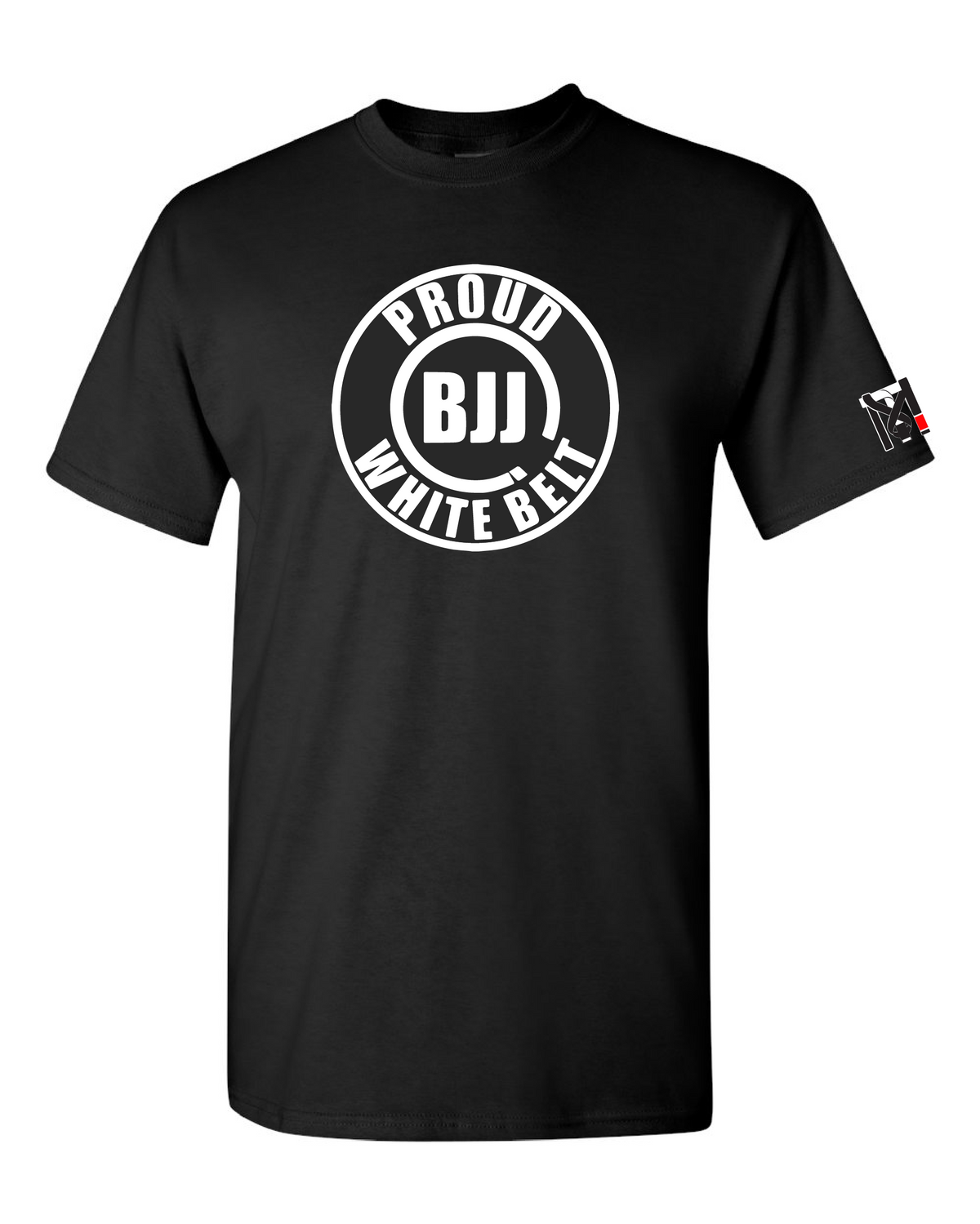 Proud BJJ White Belt Decal Tee