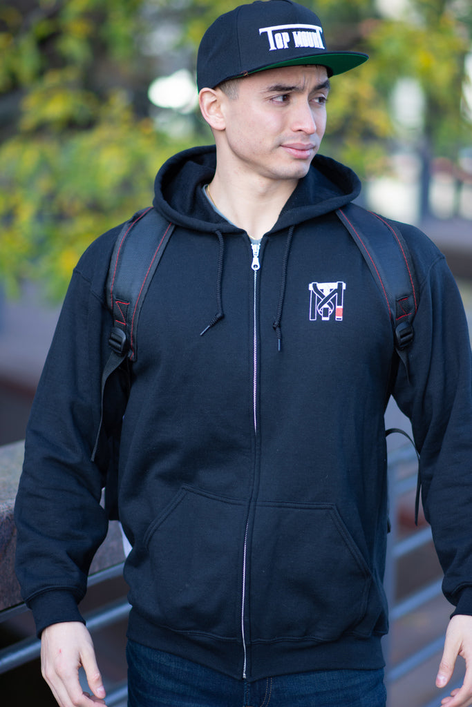 Estilo Top Mount Full Zip Up Hoodie