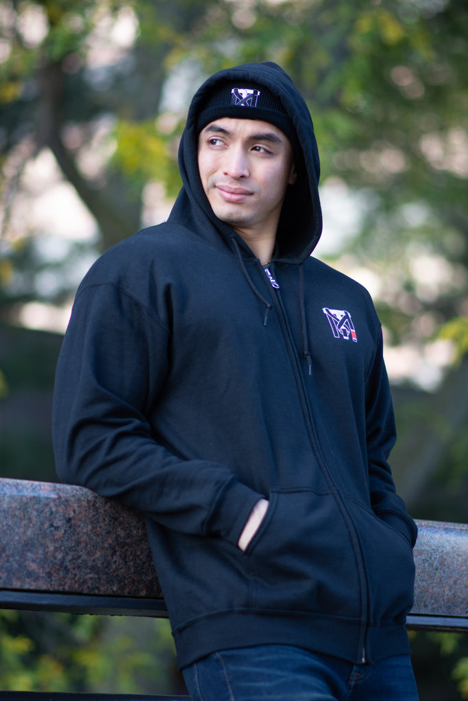 Estilo Top Mount Full Zip Up Hoodie