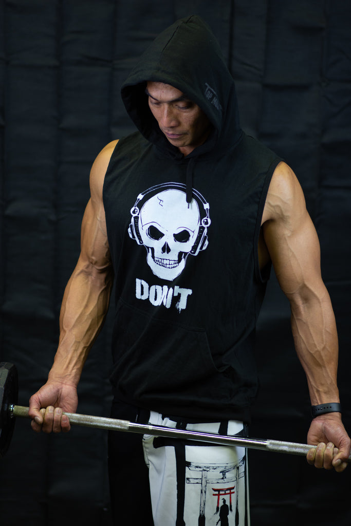 The DON'T (Do Not Disturb) Sleeveless Gym Hoodie