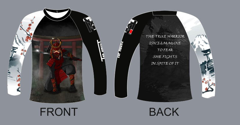 Womens Top Mount Torii Warrior Rashguard