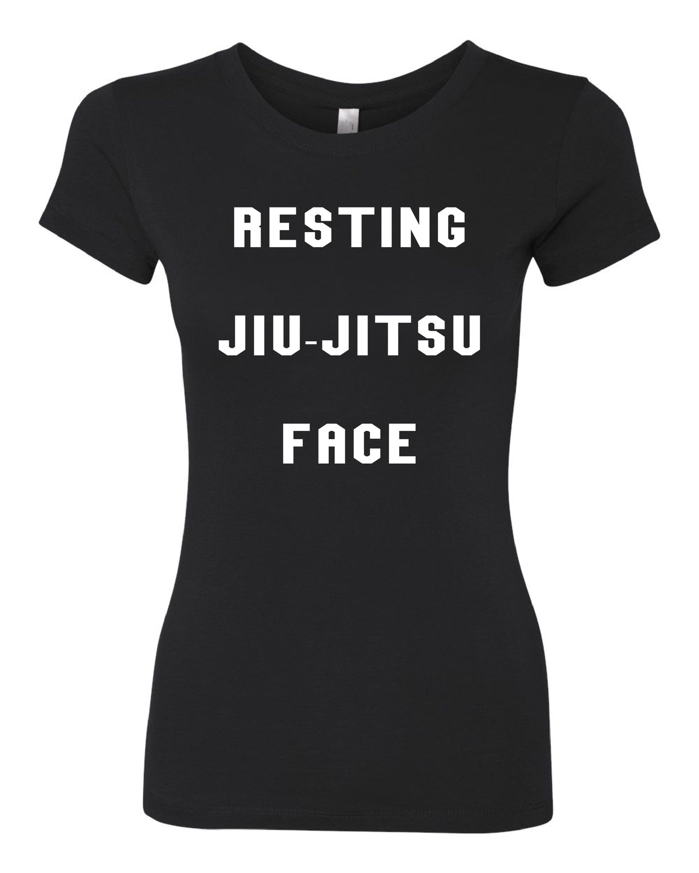 Resting Jiu-Jitsu Face Womens Cut Tee
