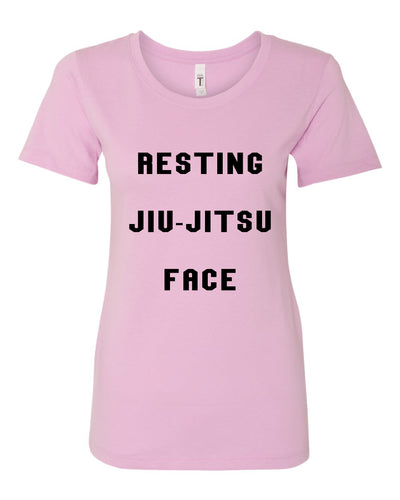 Resting Jiu-Jitsu Face Womens Cut Tee